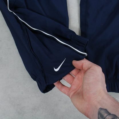 SUPER RARE 00s Nike Trackpants Navy - (S)