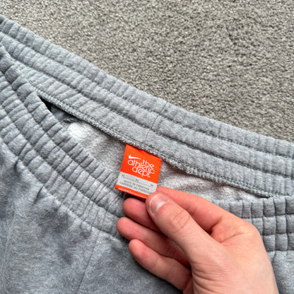 RARE 2000s Wide Leg Nike Joggers Grey - (L)