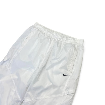 SUPER RARE 2000s Nike Trackpants White *PREMIUM* - (L)