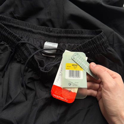 RARE 2000s Nike Trackpants Black BRAND NEW - (S)