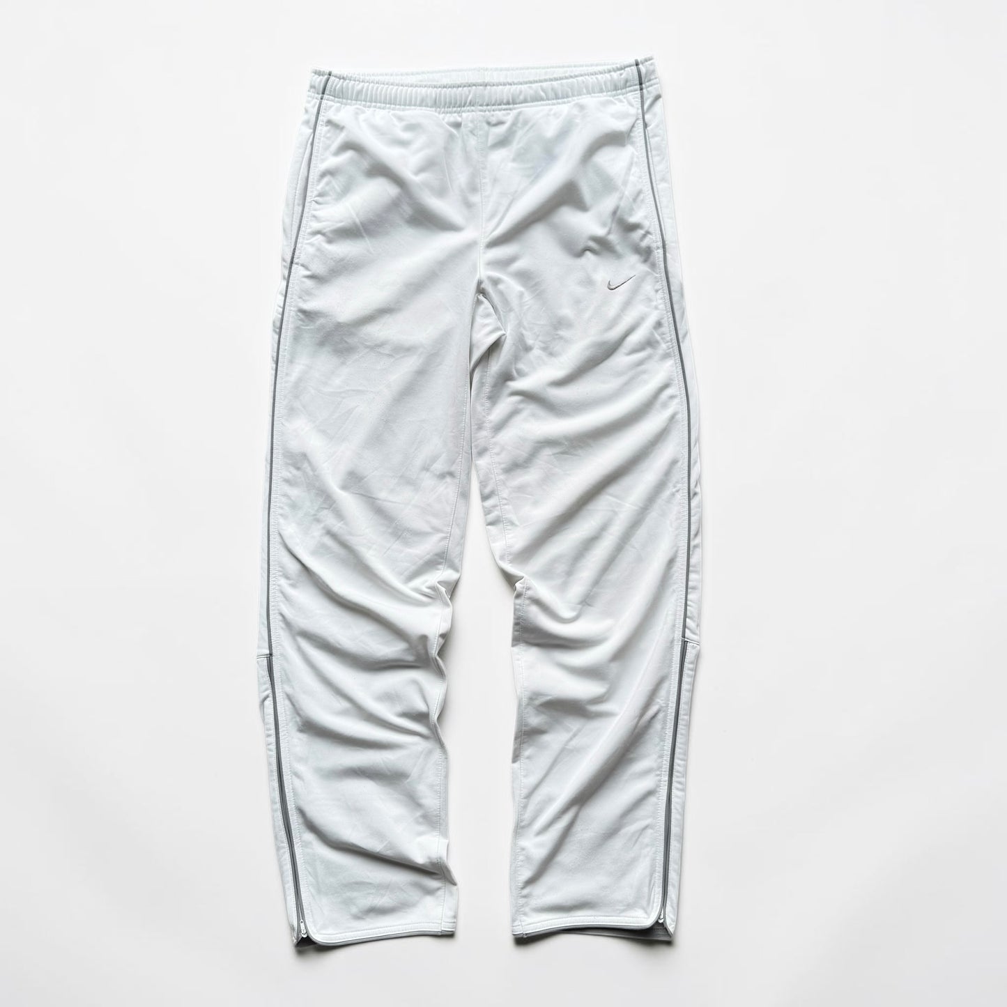 RARE 2000s Nike Trackpants White - (S)