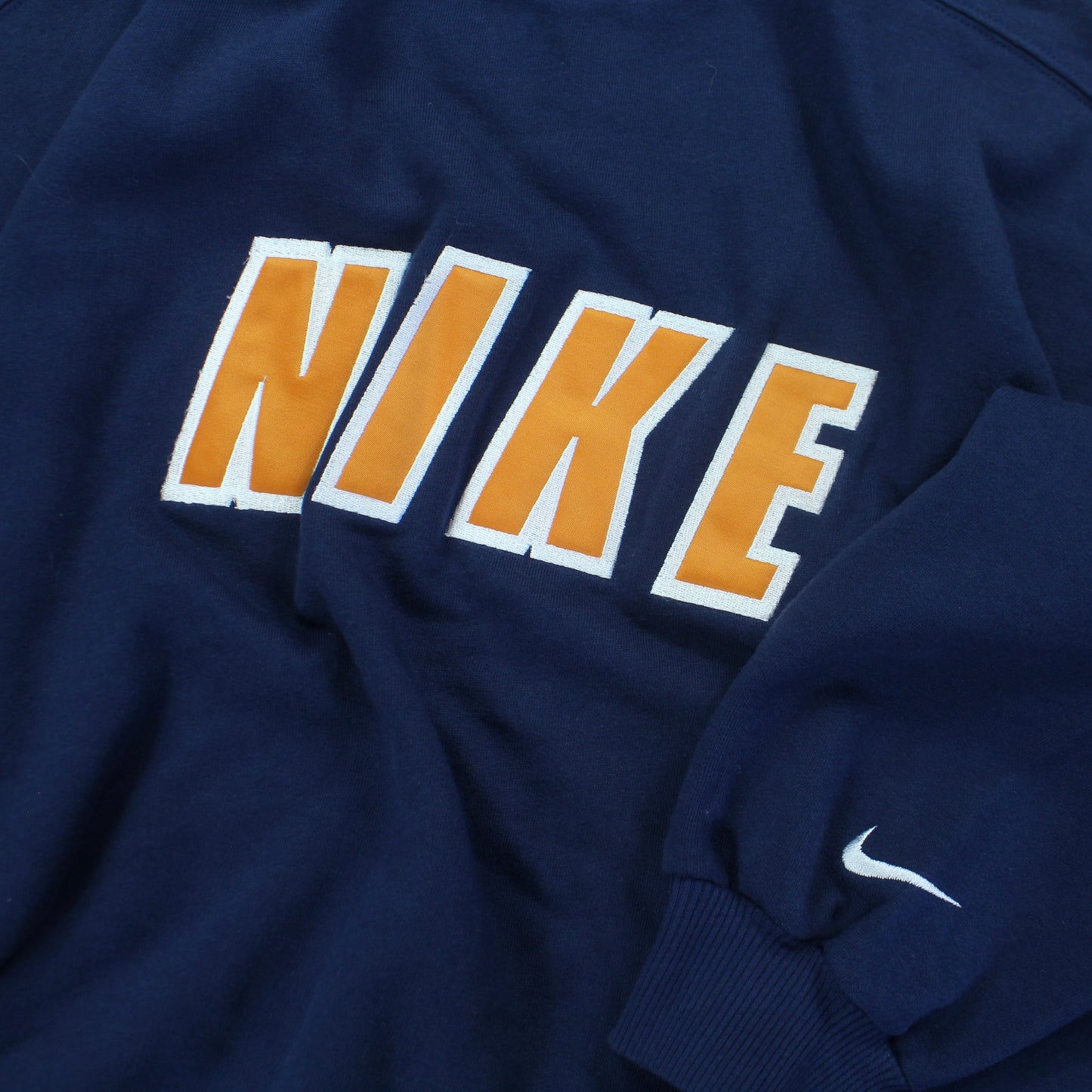 SUPER RARE 1990s Nike Sweatshirt Navy BRAND NEW - (XL)