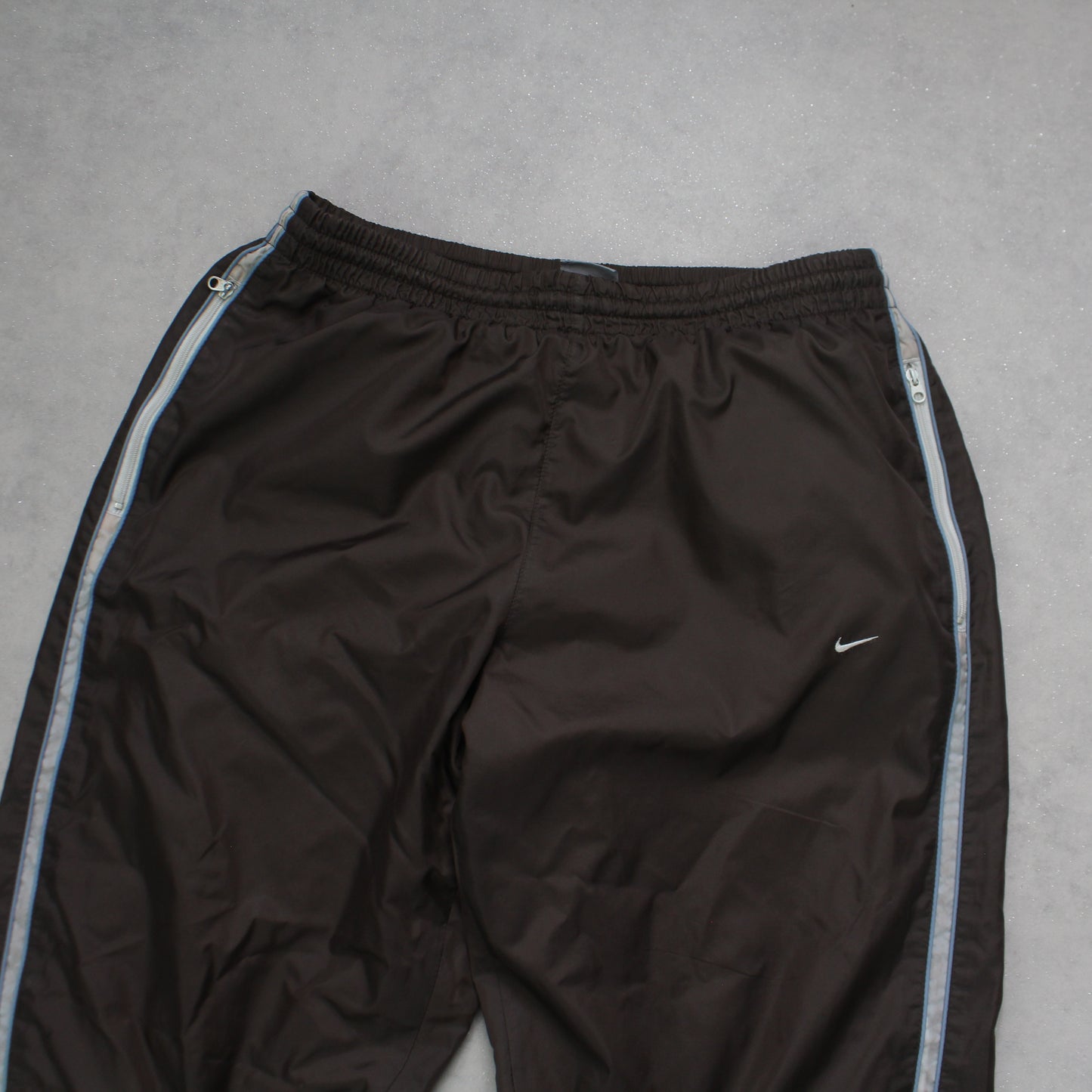 SUPER RARE 2000s Nike Trackpants Brown - (M)