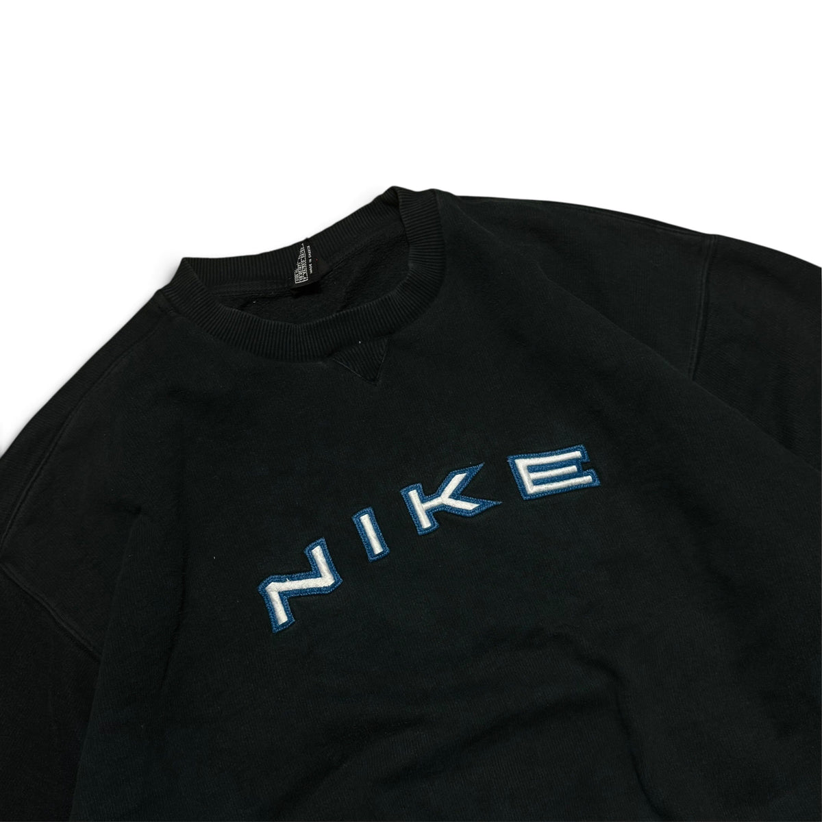 SUPER RARE 1990s Nike Sweatshirt Black - (XL)