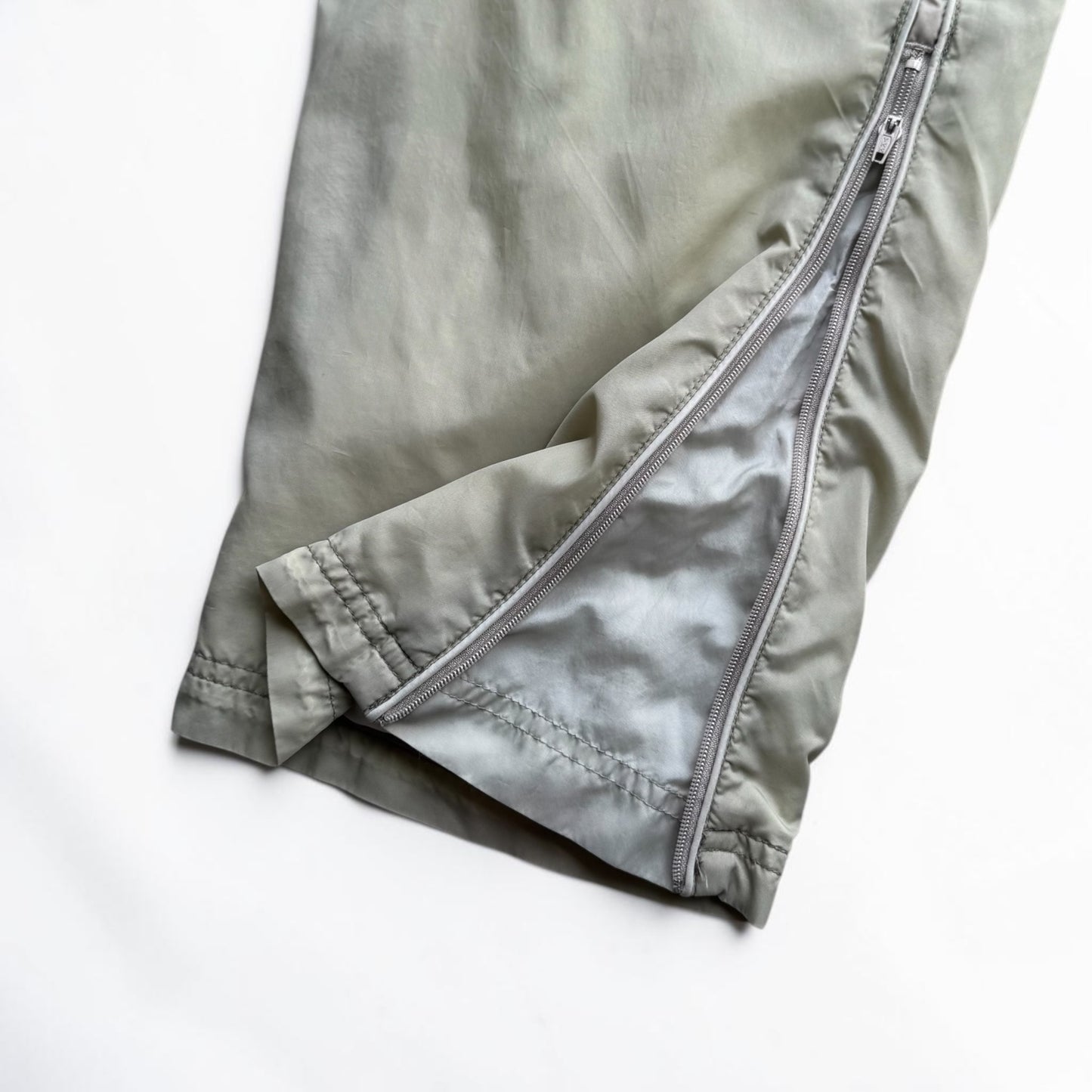 RARE 2000s Nike Trackpants Beige - (L)