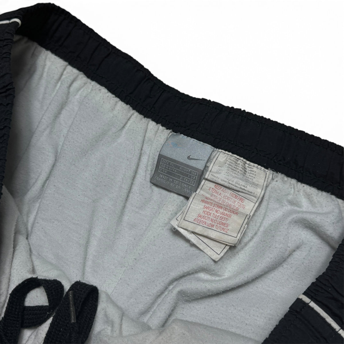 SUPER RARE 2000s Nike Trackpants Black - (L) | PREMIUM