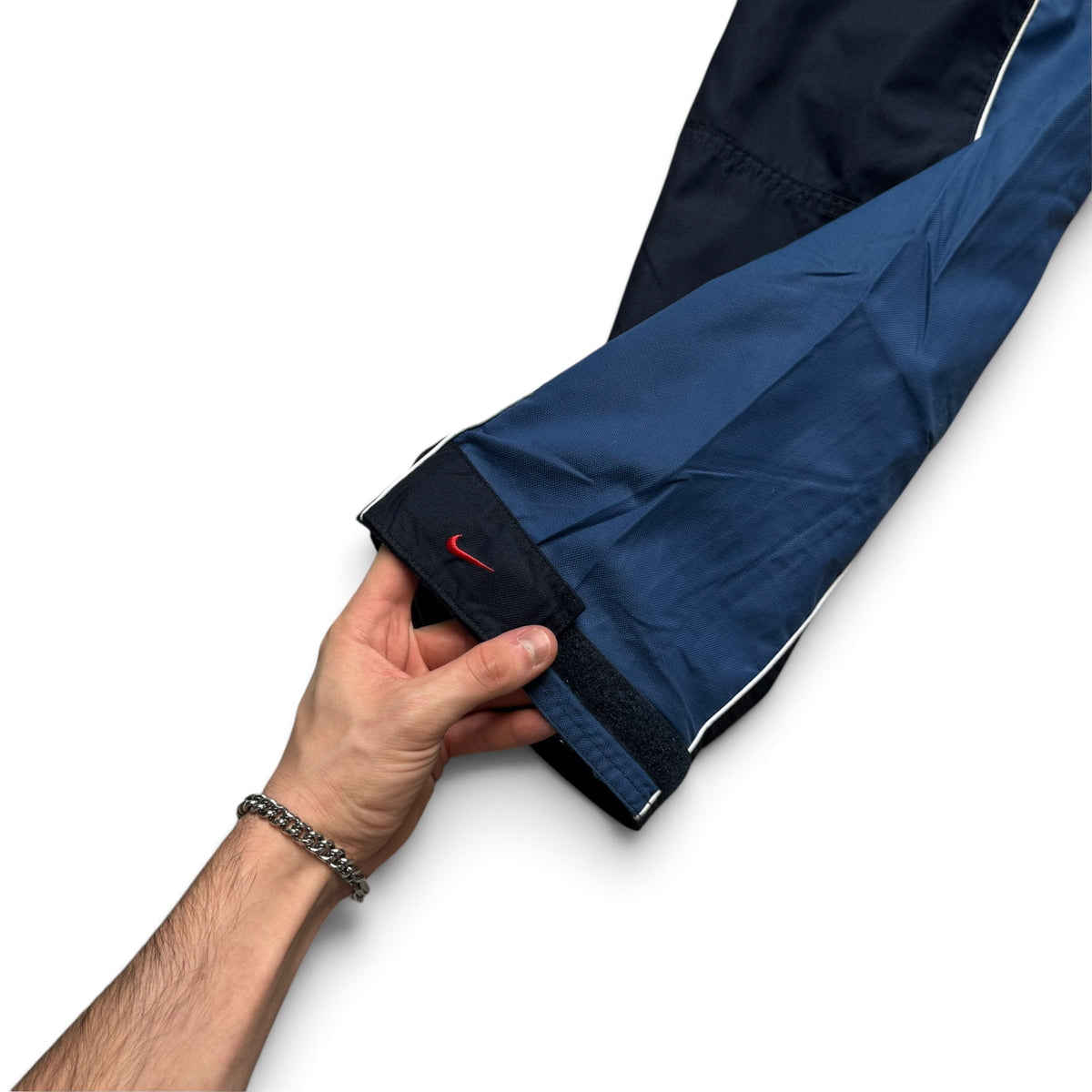 RARE 2000s Nike Trackpants Navy - (S) | PREMIUM