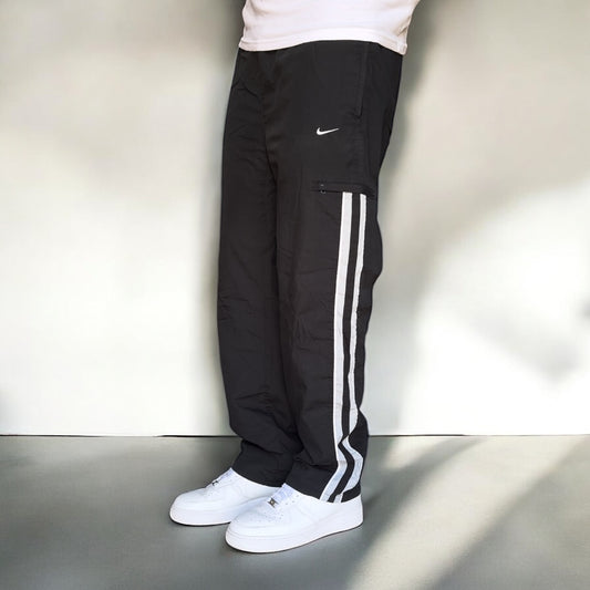 RARE 2000s Nike Trackpants Black - (XS)