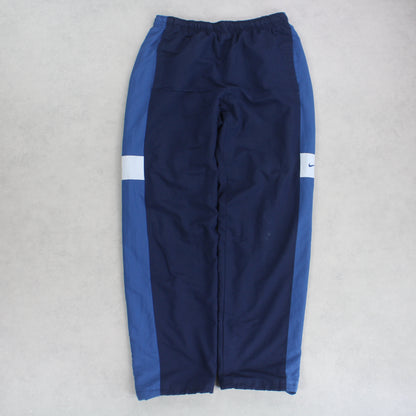 RARE Vintage 00s Nike Trackpants Blue - (M)