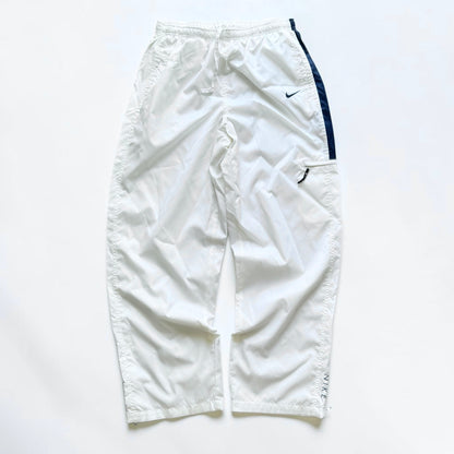 RARE 1990s Baggy Nike Trackpants White - (L)