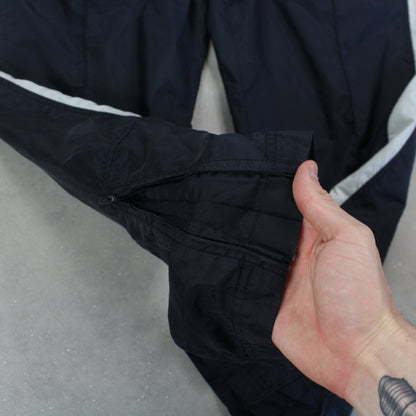 RARE 00s Nike Trackpants Black - (L)