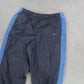 RARE 00s Baggy Nike Trackpants Grey - (L)