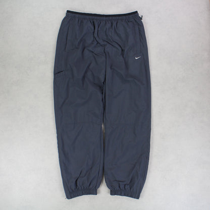 SUPER RARE 00s Nike Trackpants Grey - (L)