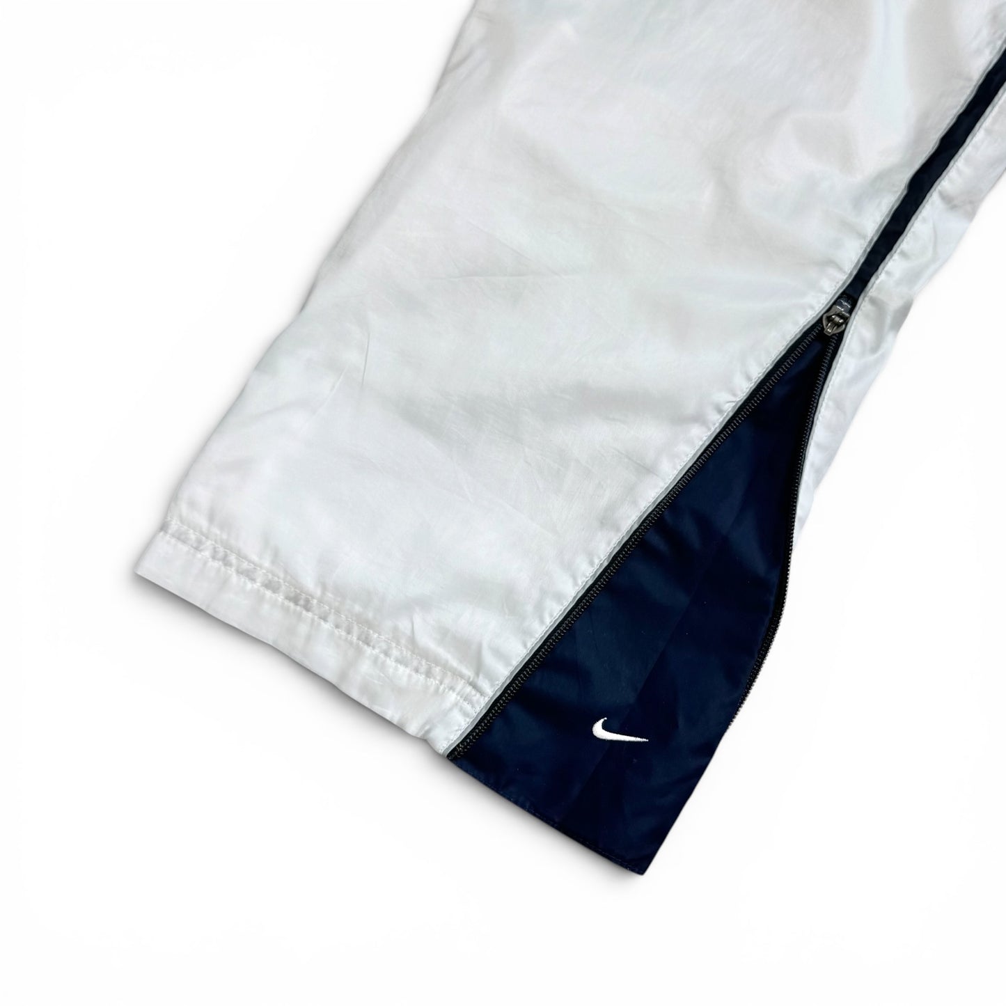SUPER RARE 2000s Baggy Nike Trackpants White *PREMIUM* - (L)