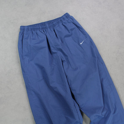 SUPER RARE 00s Nike Trackpants Blue - (S)