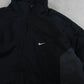 RARE 00s Nike Padded Jacket Black - (XL)