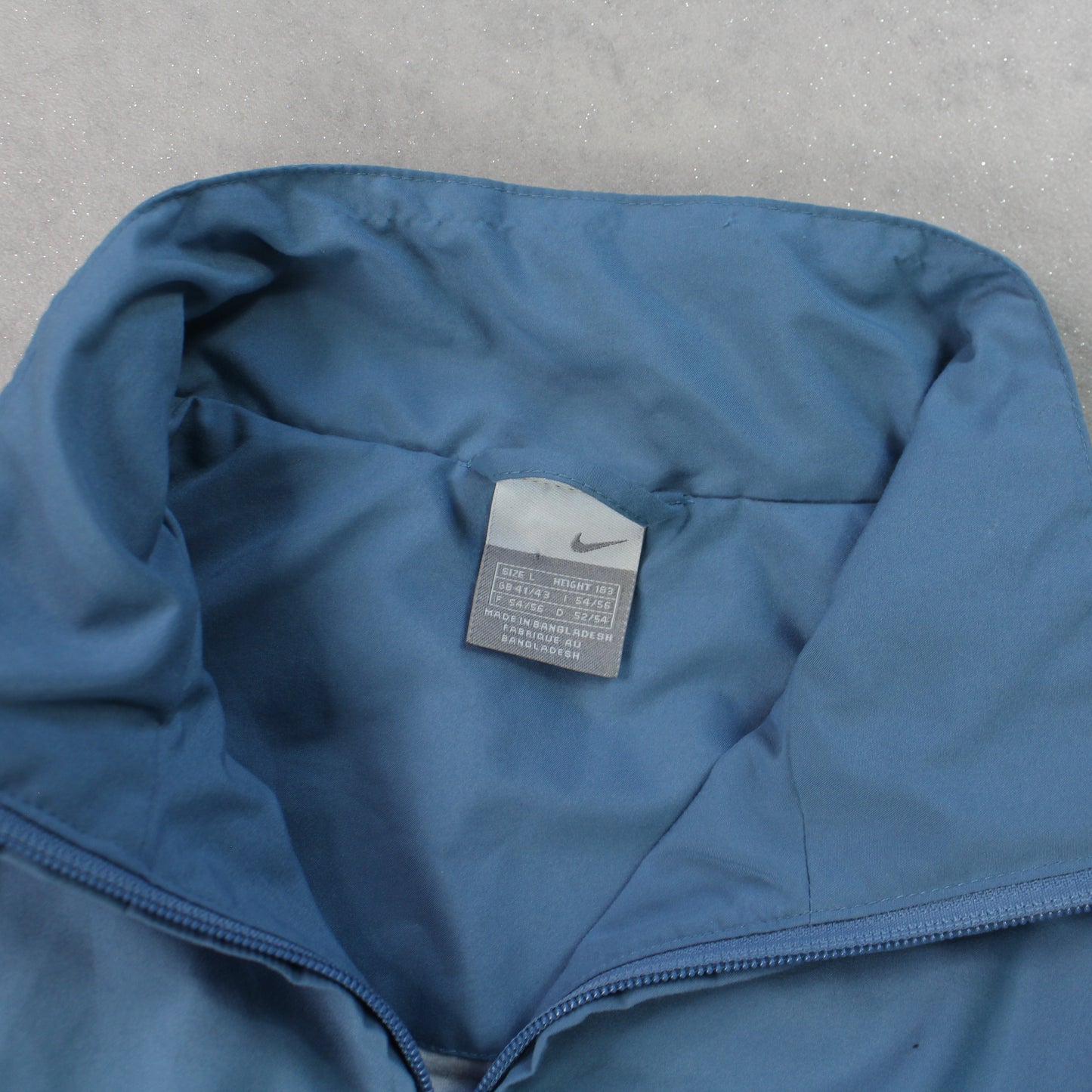 RARE 00s Nike Track Jacket Blue - (M)