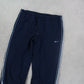 RARE 00s Nike Trackpants Navy - (XS)