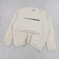 RARE Vintage 00s Nike Swoosh Sweatshirt Beige  - (M)