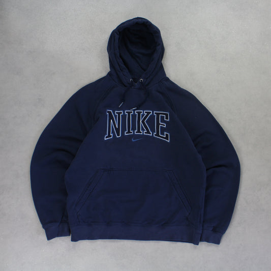 RARE 2000s Nike Hoodie Navy - (M)