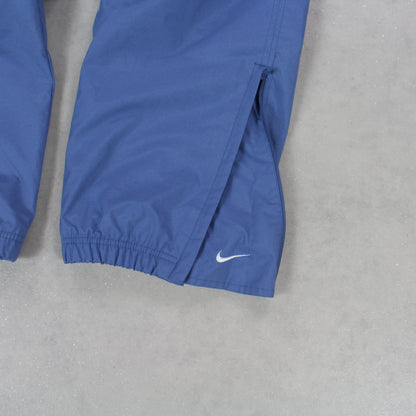 SUPER RARE 00s Nike Trackpants Blue - (S)