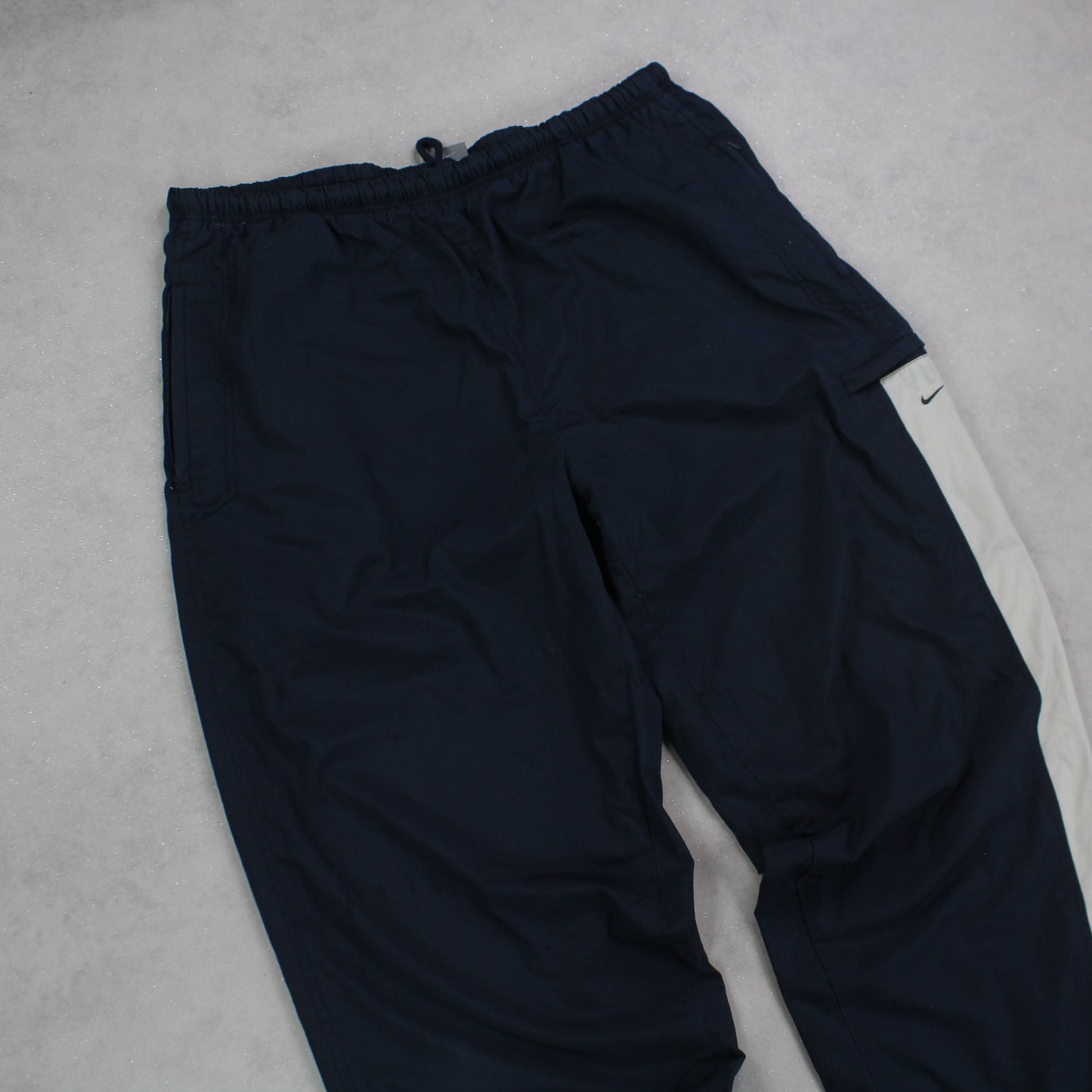 RARE 00s Nike Trackpants Navy - (XL)