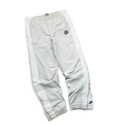 RARE 2000s Nike Trackpants Grey - (M)