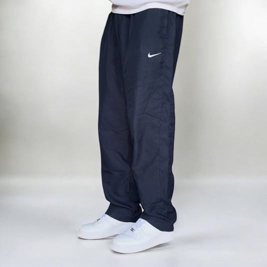 2000er Baggy Nike Trainingshose Marineblau - (L)