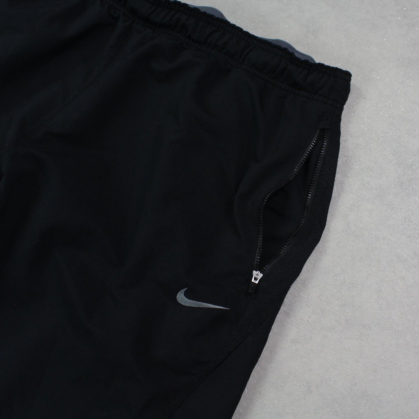 RARE 00s Nike Trackpants Black - (XL)