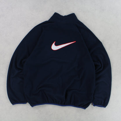 SUPER RARE 90s Nike Rangers FC Fleece Navy - (M)