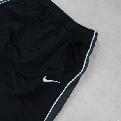 RARE 00s Nike Trackpants Black - (XS)