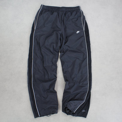 SUPER RARE 00s Baggy Nike Trackpants Grey - (L)