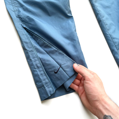 RARE 2000s Nike Trackpants Blue - (M)
