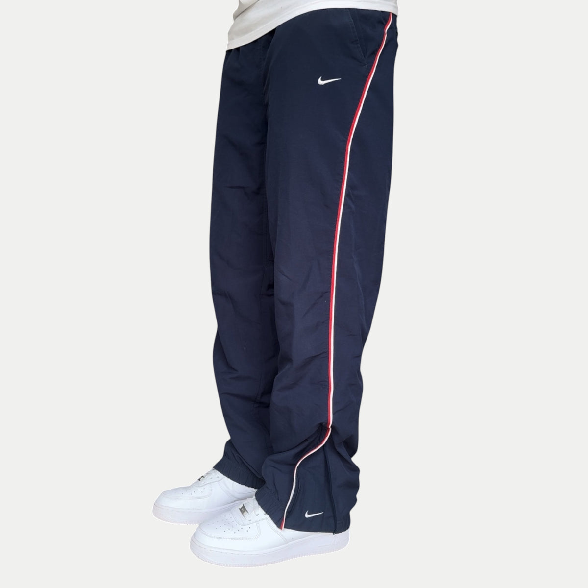 RARE 2000s Nike Trackpants Navy - (M) | PREMIUM