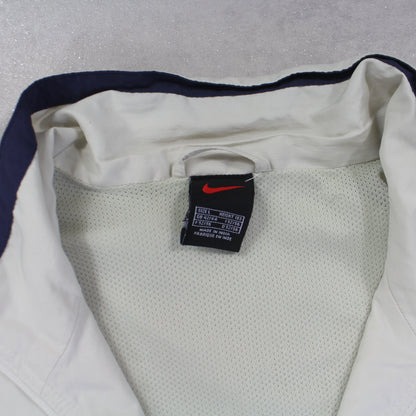 RARE 1990s Nike Track Jacket Cream - (L)