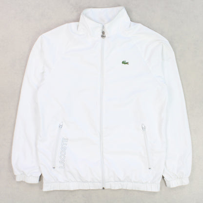 RARE Vintage 00s Lacoste Track Jacket White - (S)