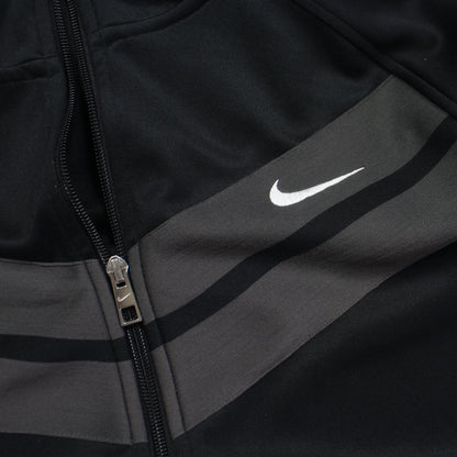 RARE 2000s Nike Track Jacket Black - (M)