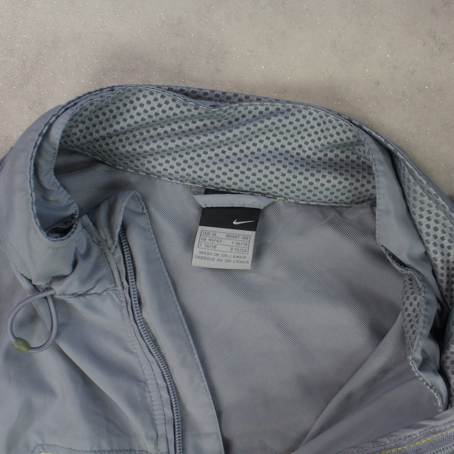 RARE 00s Nike Track Jacket Grey - (XL)