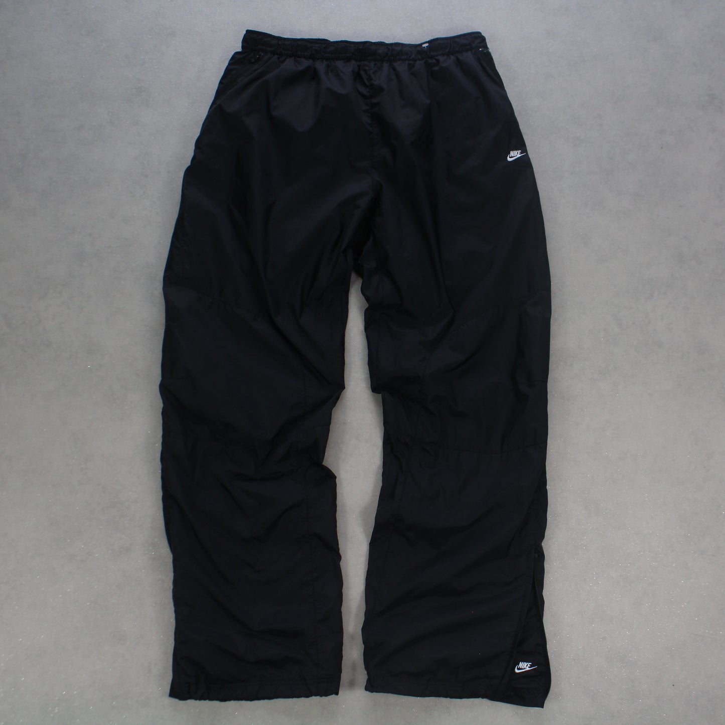 RARE 2000s Baggy Nike Trackpants Black - (L)