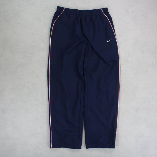 RARE 00s Nike Trackpants Navy - (L)