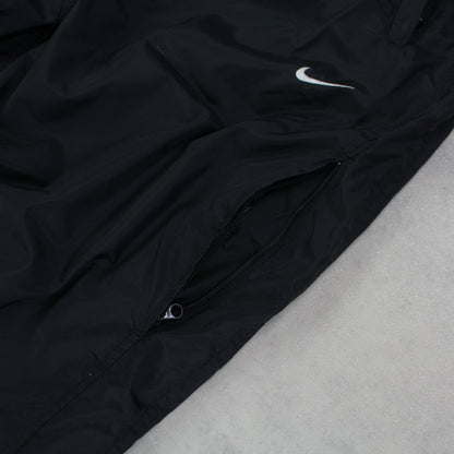 SUPER RARE 2000s Nike Trackpants Black - (L)