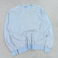 SUPER RARE Vintage YSL Velour Sweatshirt Blue - (L)