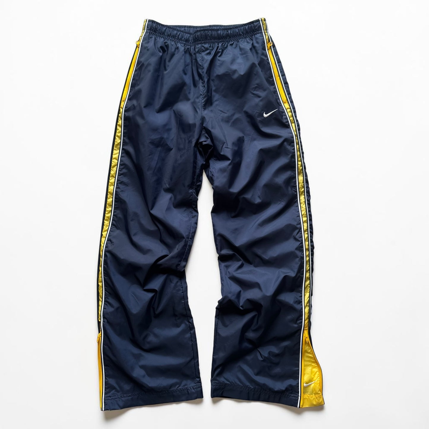 SUPER RARE 2000s Nike Trackpants Navy - (XS)