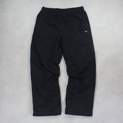 RARE 2000s Nike Trackpants Black - (L)
