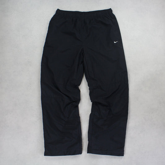 RARE 2000s Nike Trackpants Black - (L)