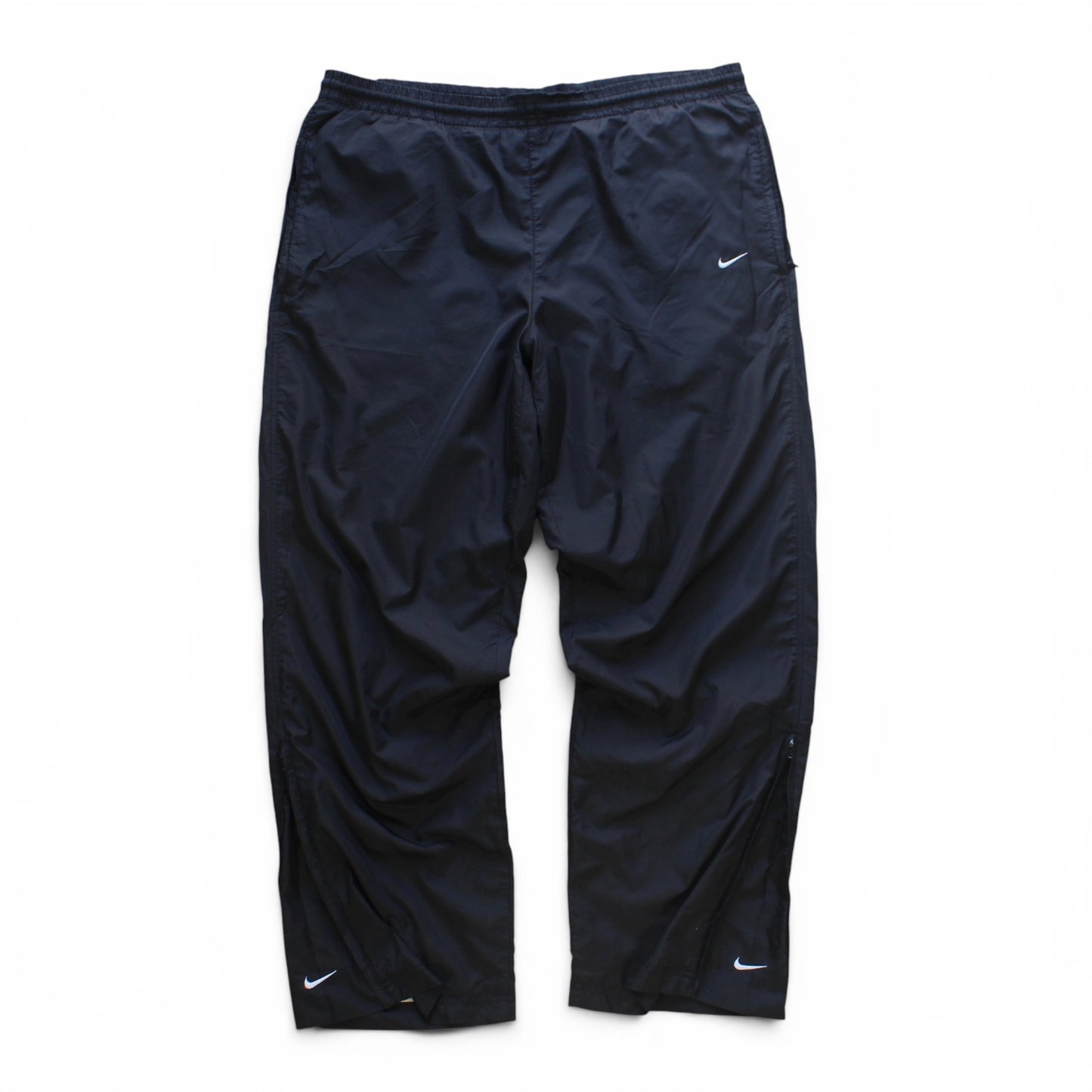 SUPER RARE 2000s Nike Trackpants Black - (M)