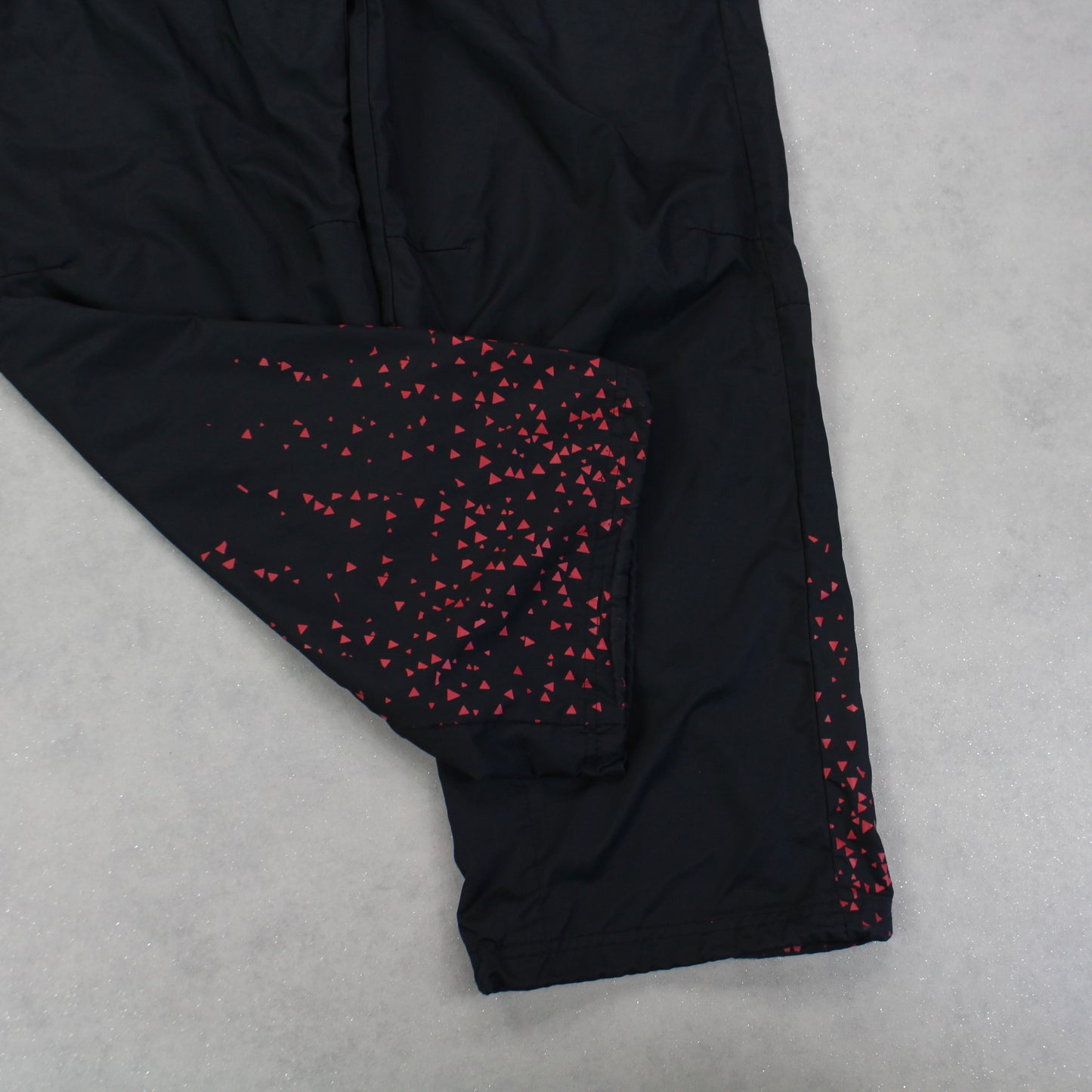 RARE 00s Nike Baggy Trackpants Black - (M)