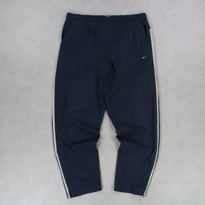 RARE 00s Nike Trackpants Navy - (L)