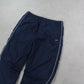 RARE 00s Nike Baggy Trackpants Navy - (L)