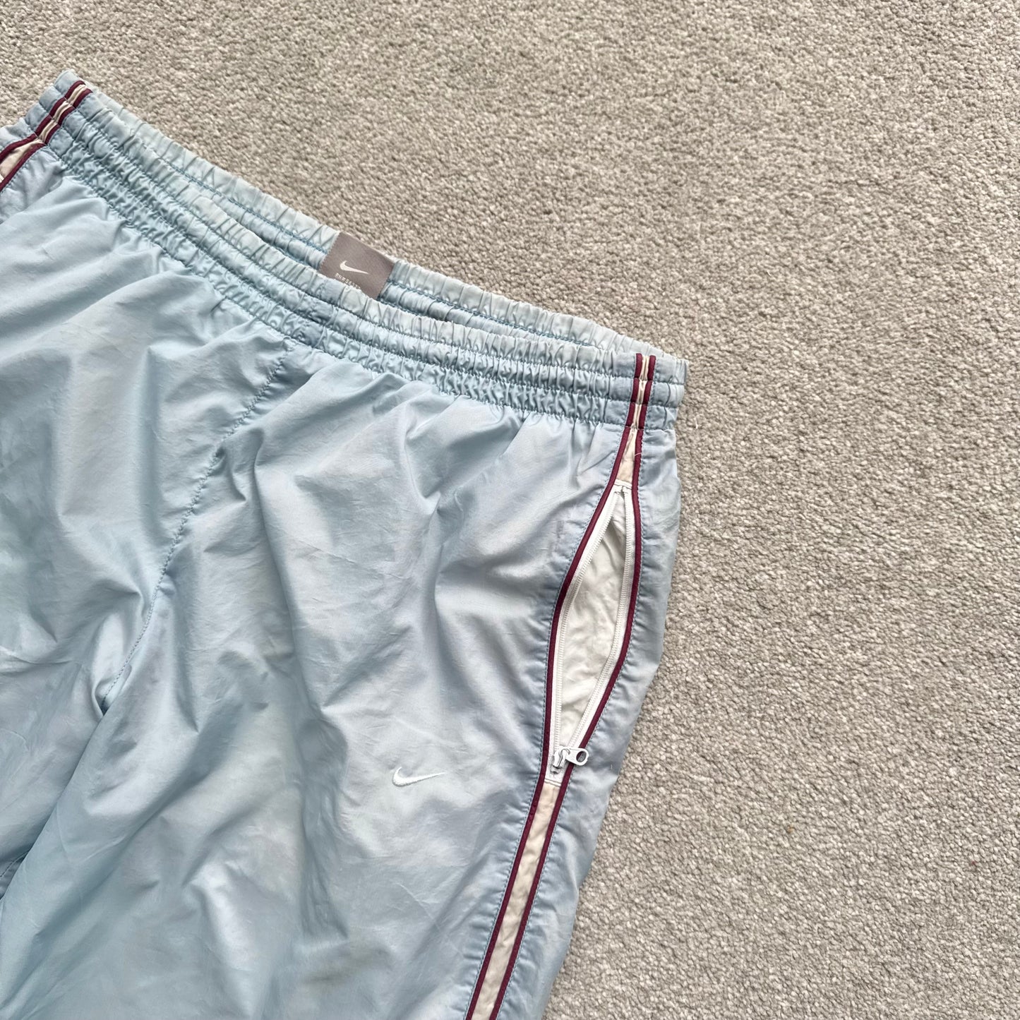 RARE 2000s Nike Trackpants Baby Blue - (S)